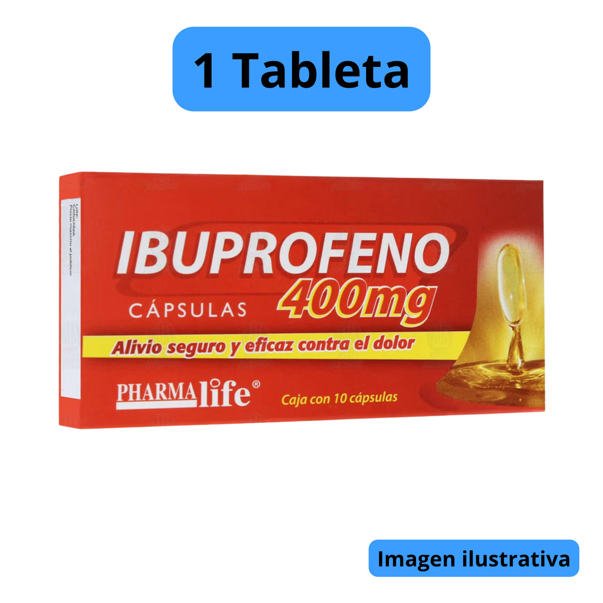 Algidol Ibuprofeno 400 mg Capsula