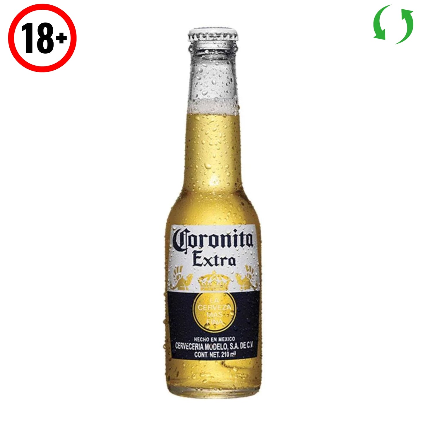 Cerveza Coronita Extra 210 ml Retornable