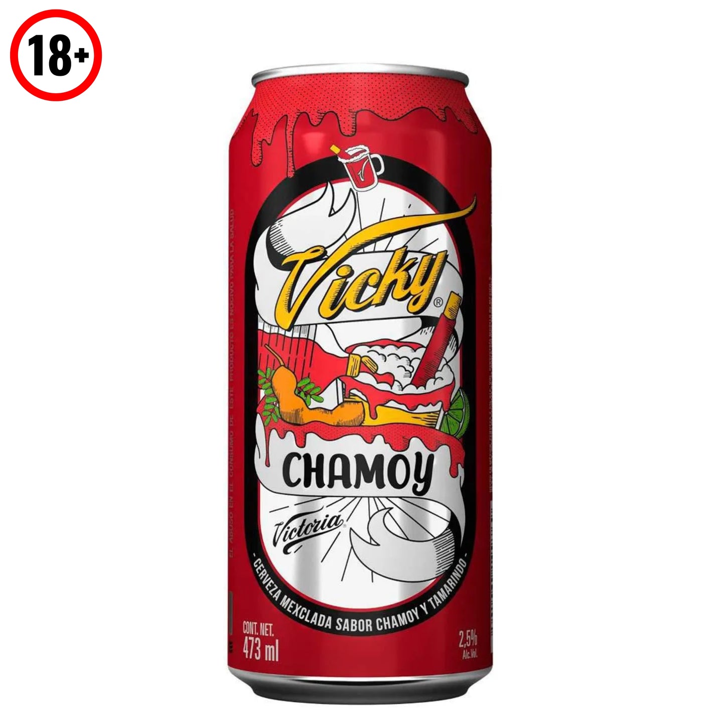 Cerveza Vicky Chamoy Lata 473