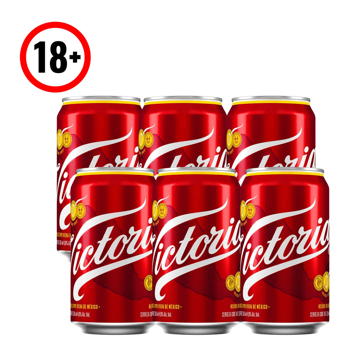 Cerveza Victoria Lata 6-355 ml Six