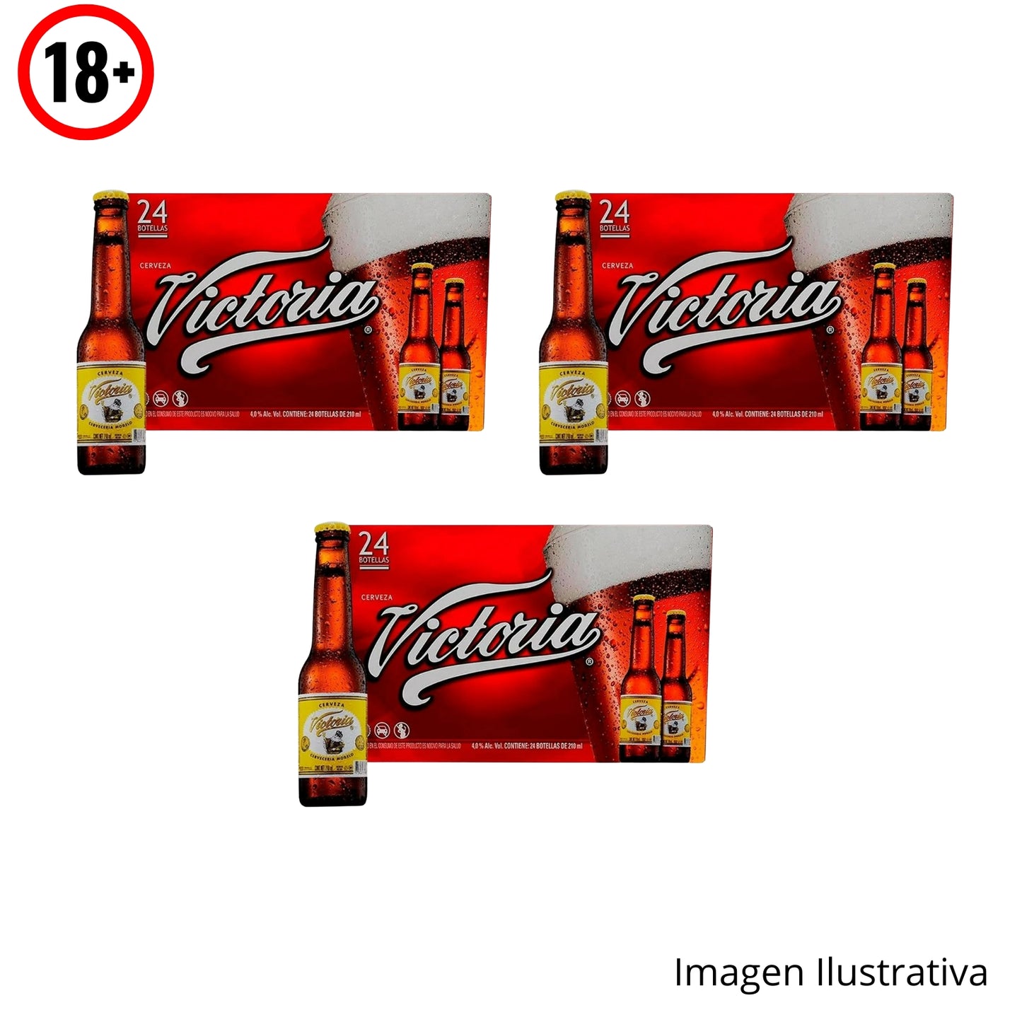 Cerveza Victoria Oscura (A) 24-210 ml Carton Mayoreo