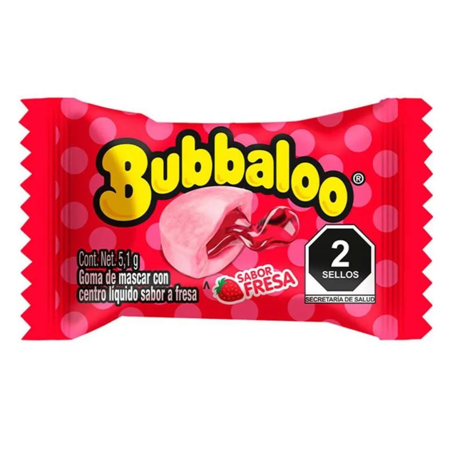 Chicle Bubbaloo Fresa 5.1 g