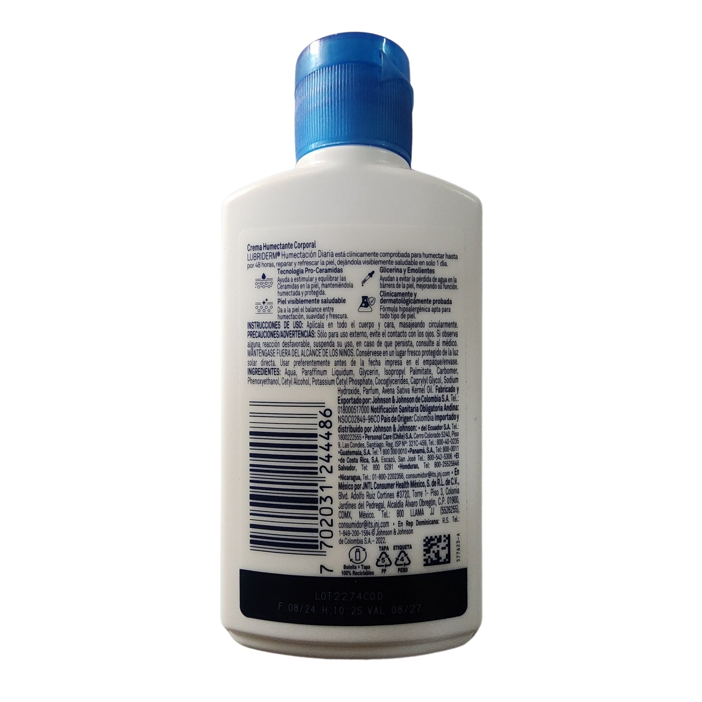 Crema Lubriderm Humectacion Diaria 120 ml