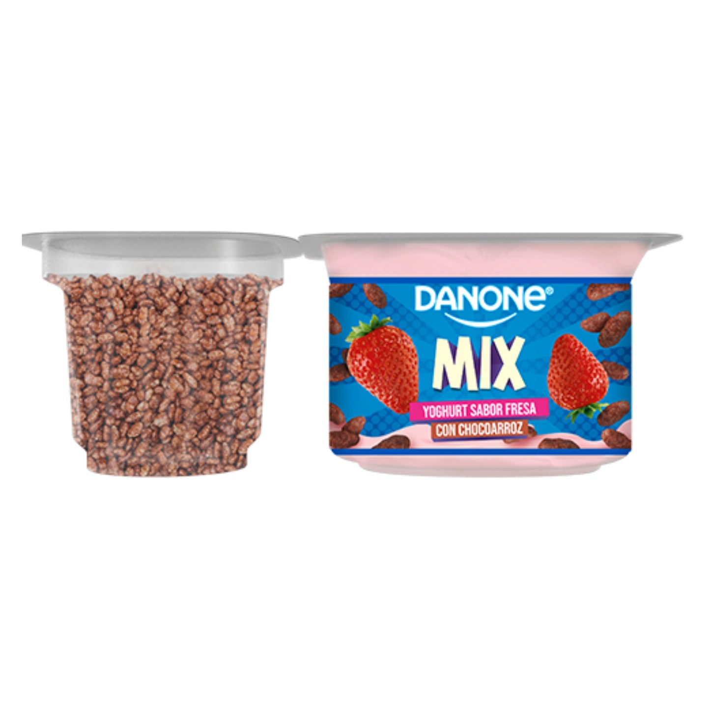 Yogurt Danone Sabor Fresa Con Choco Arroz 130 g