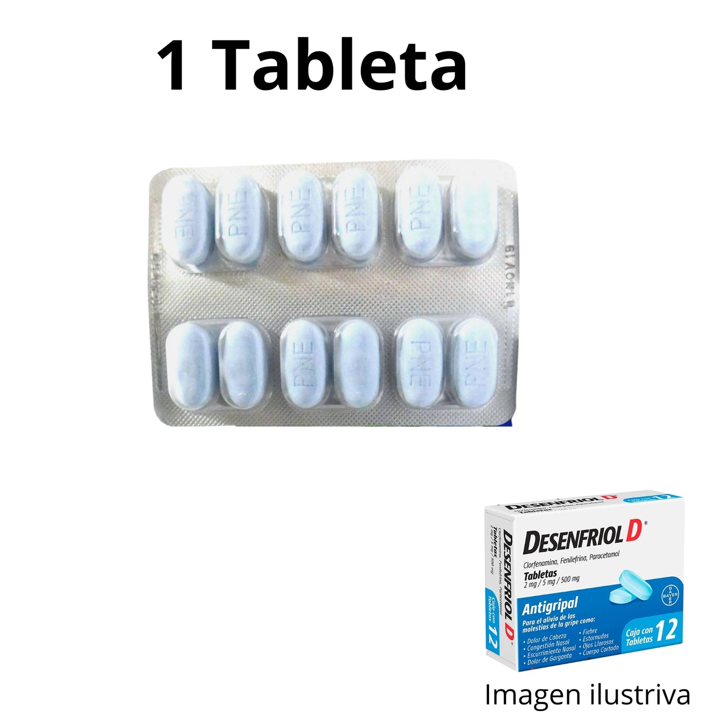 Desenfriol D 500 mg Tableta