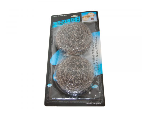 Fibra Espiral de Acero Inoxidable 2 Piezas