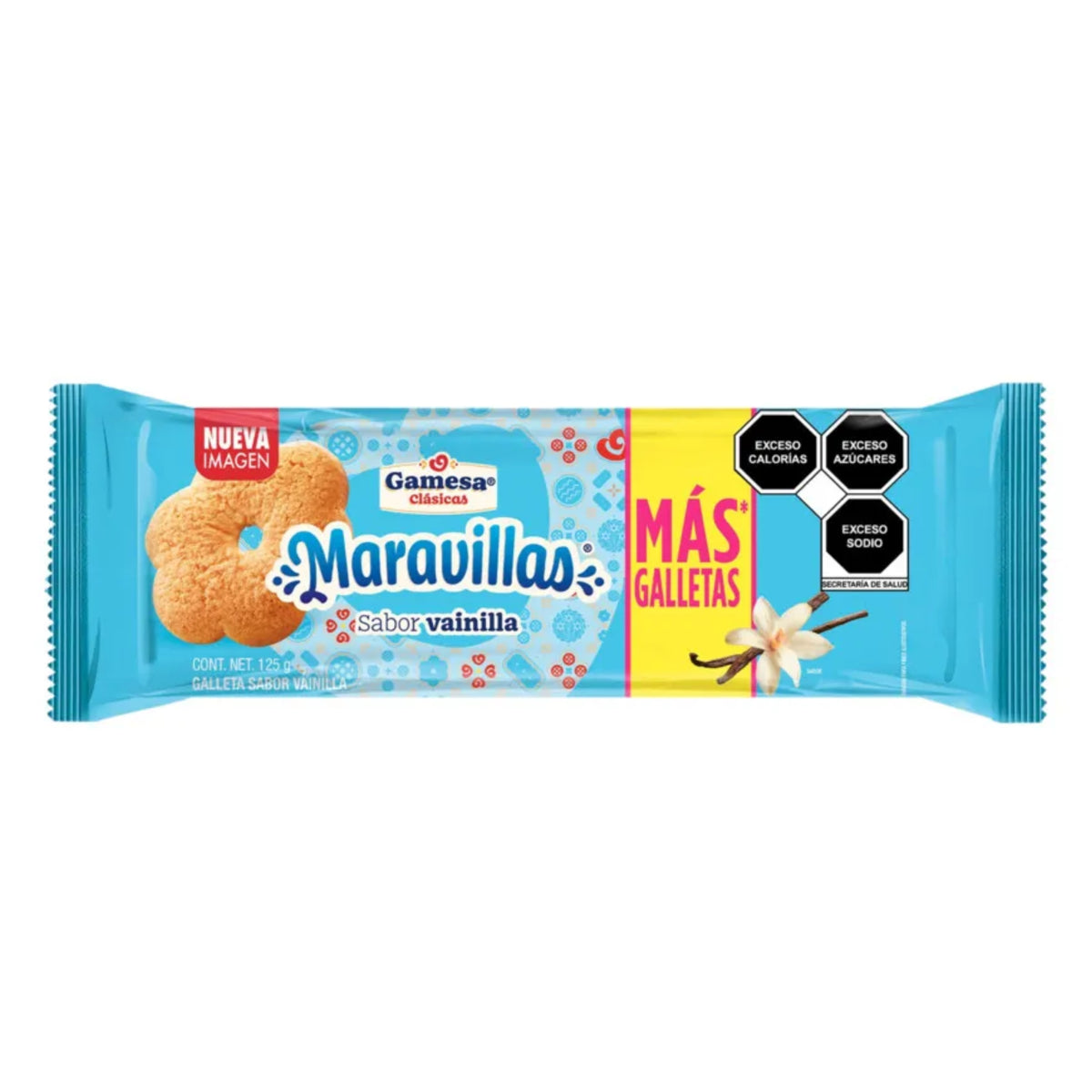 Galleta Maravillas Sabor Vainilla 125 g
