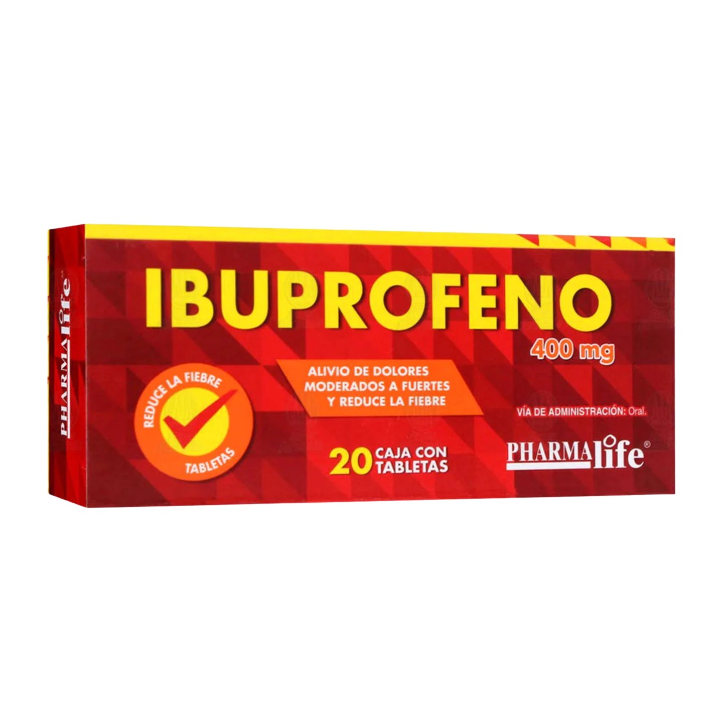 Ibuprofeno Pharmalife 20 Tab-400 mg Caja