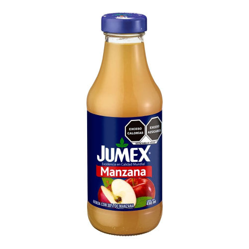 Jumex Nectar Manzana Vidrio 413 ml