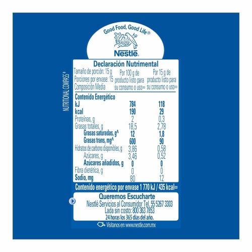 Media Crema Nestle 225 g