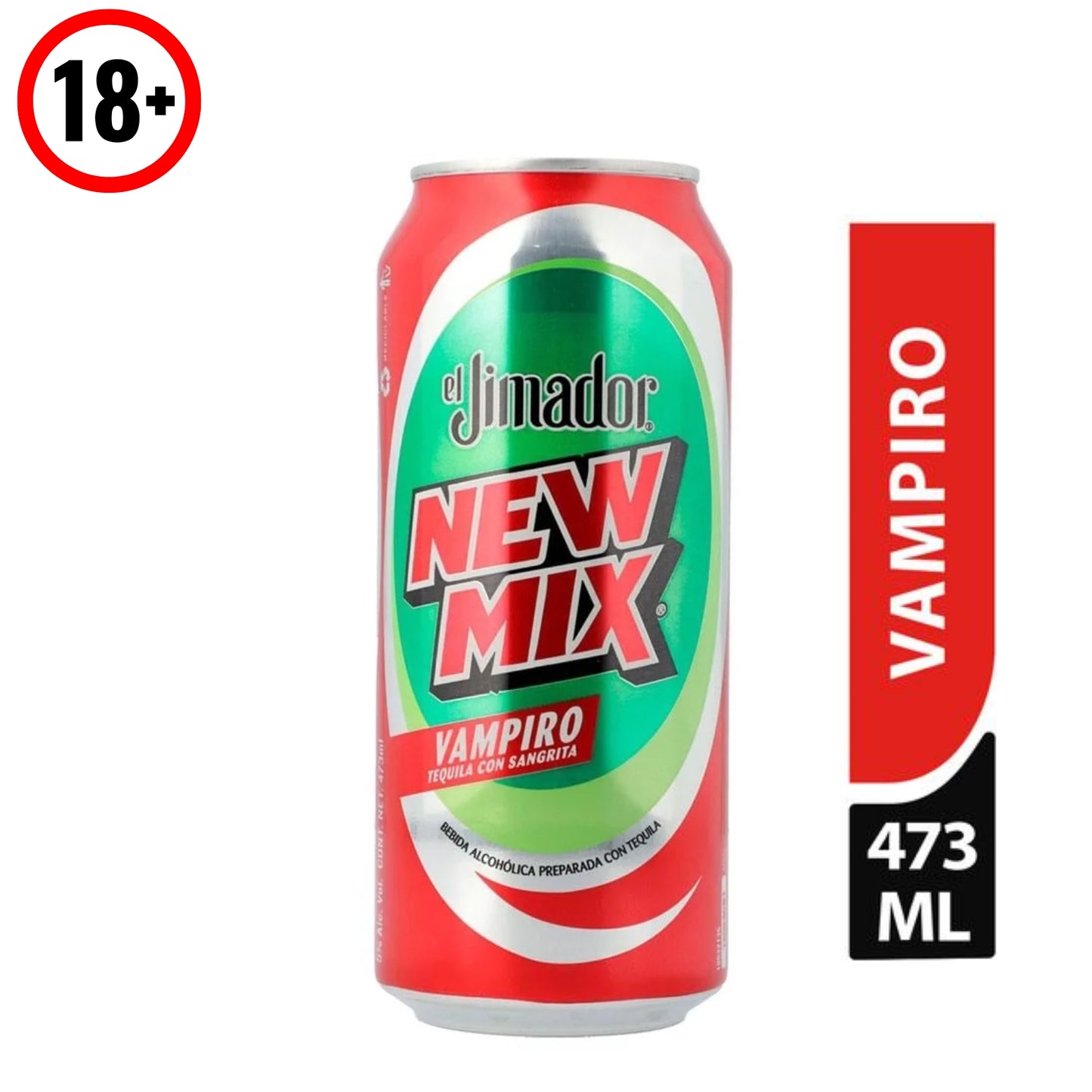 New Mix Jimador Vampiro Laton 473 ml