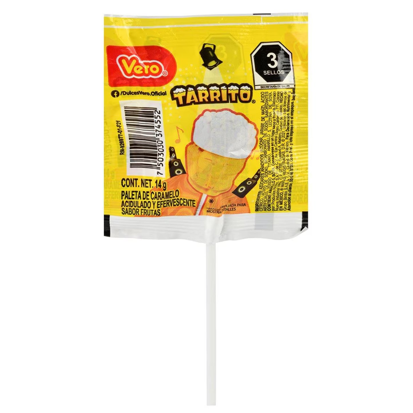 Paleta Vero Tarrito 14 g