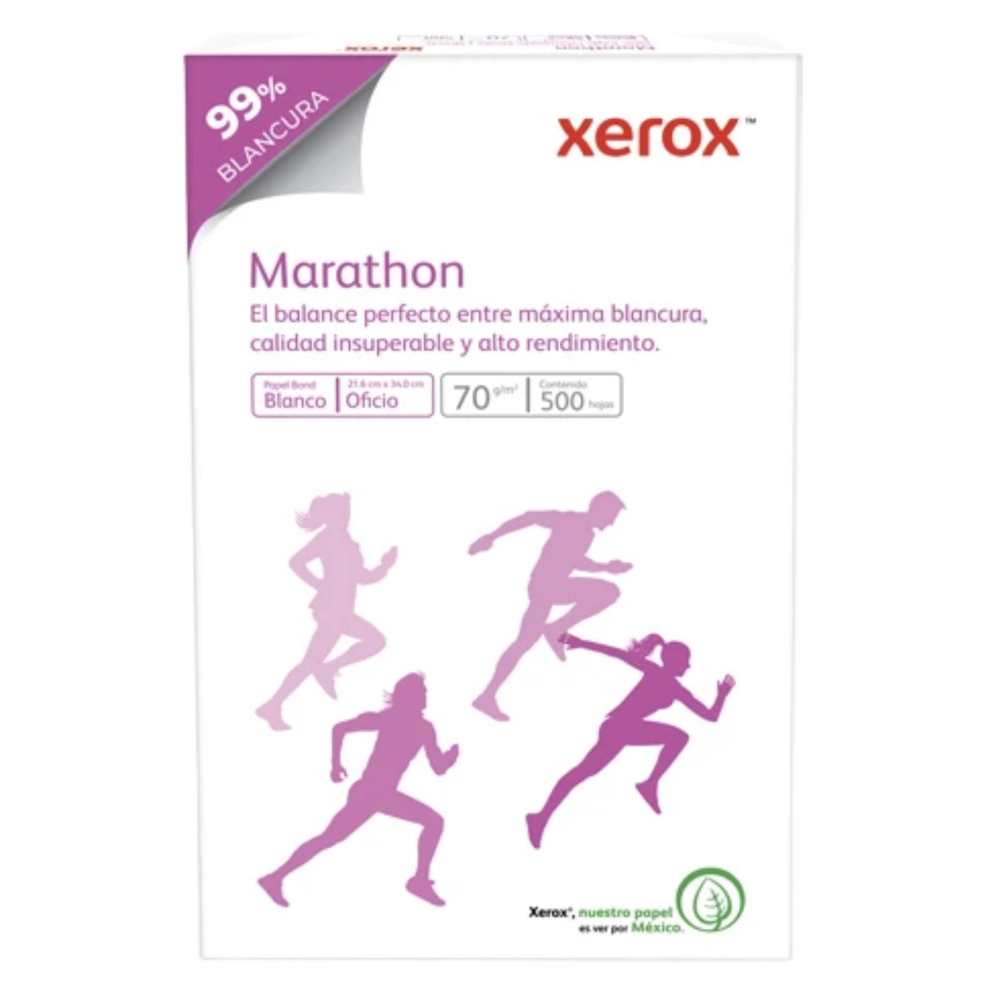 Paquete de Hojas Blancas Tamaño Carta Xerox 99% 500 Piezas