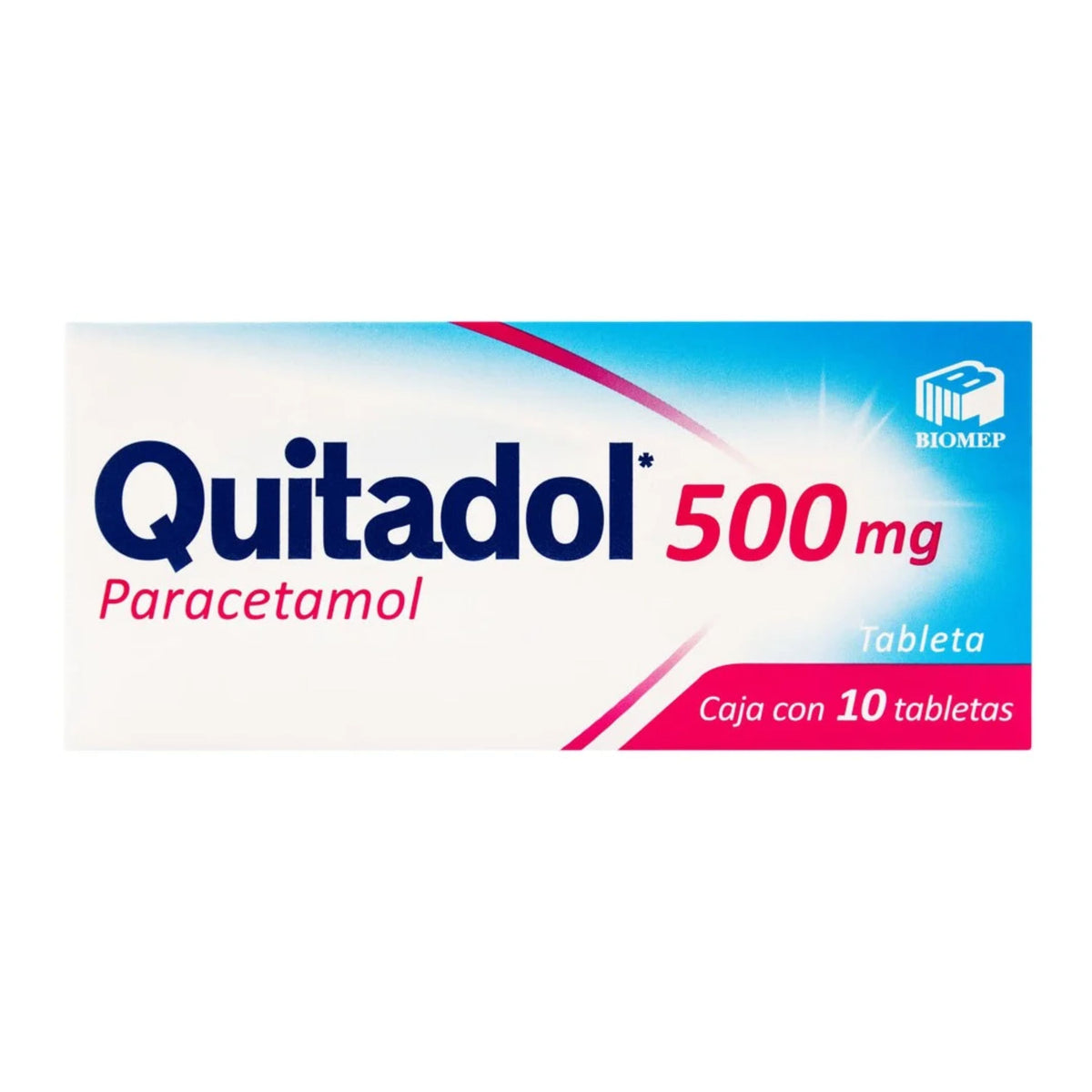 Paracetamol Quitadol 500 mg 10-Tab Caja