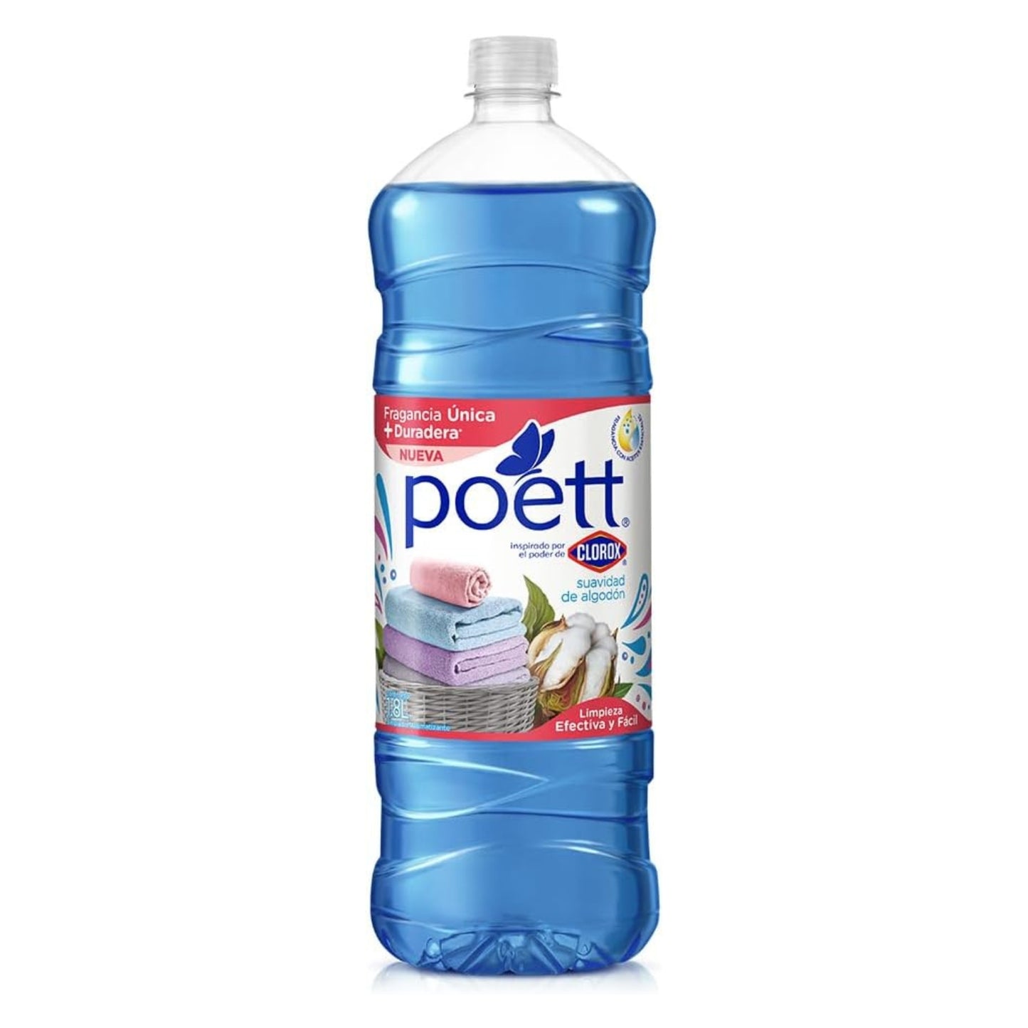 Poett Suavidad De Algodón 900 ml + 30% (1.18 L)