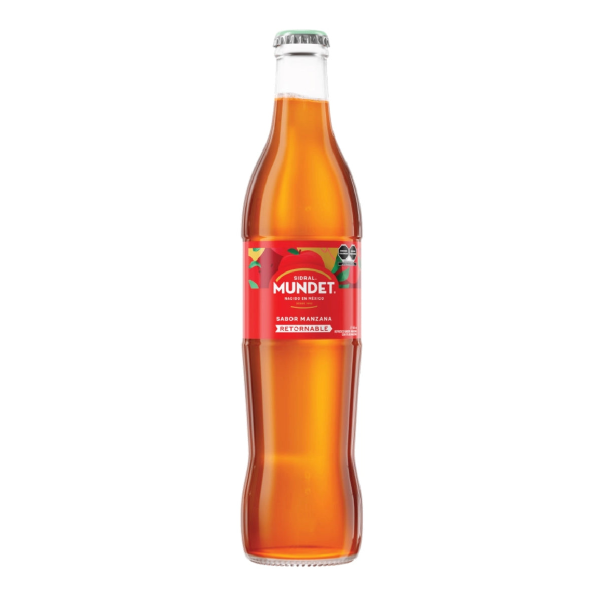 Sidral Mundet Manzana Retornable Vidrio 500 ml