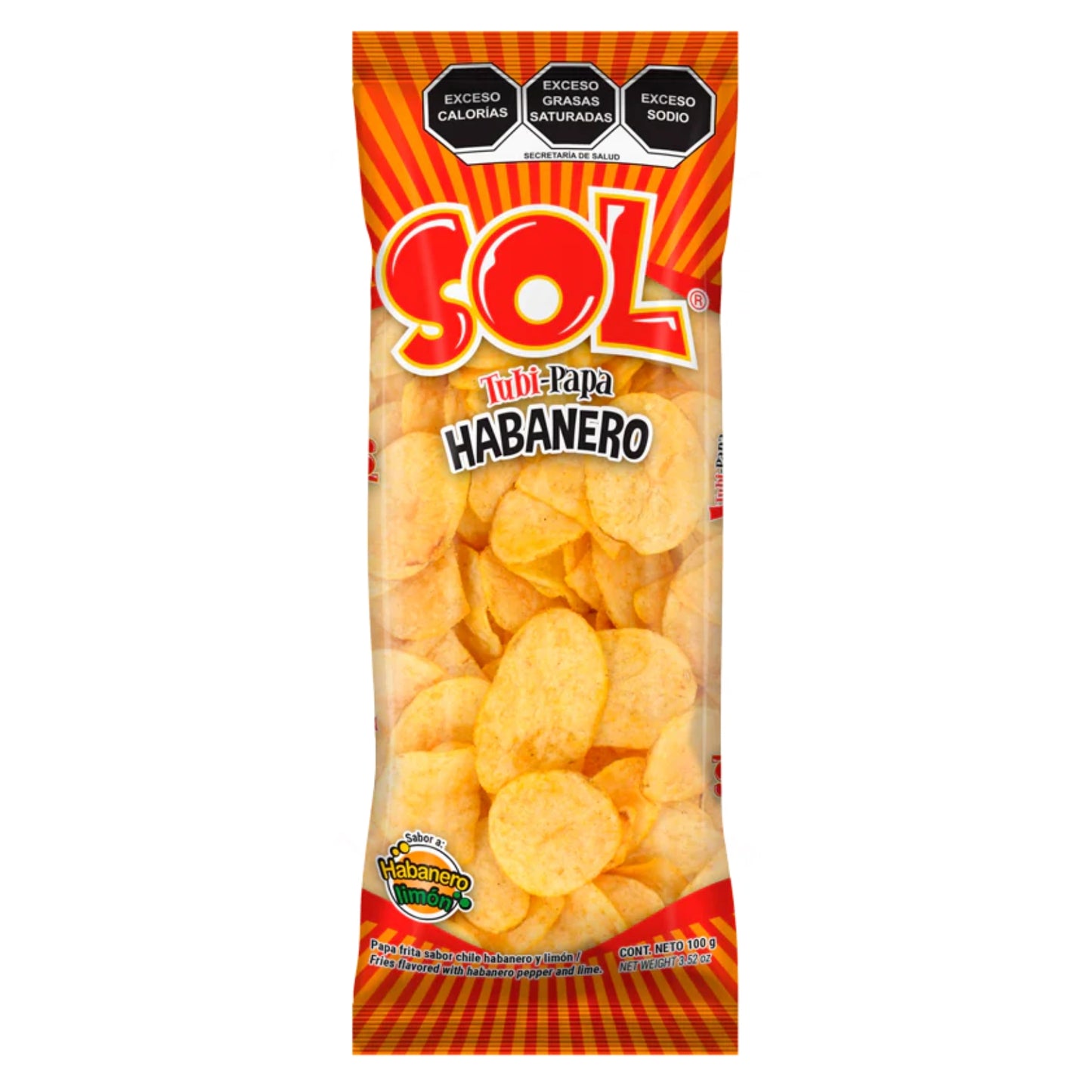 Sol Tubi Papa Habanero 100 g