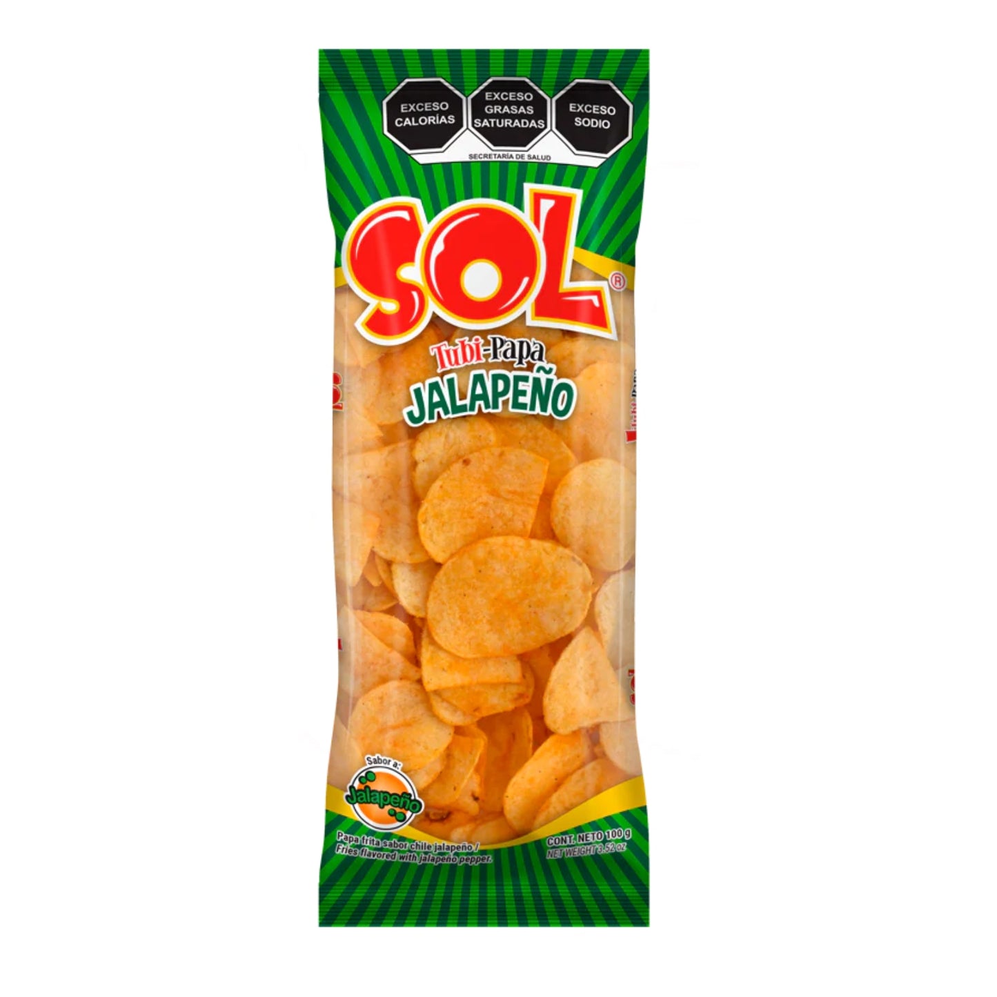 Sol Tubi Papa Jalapeño 100 g