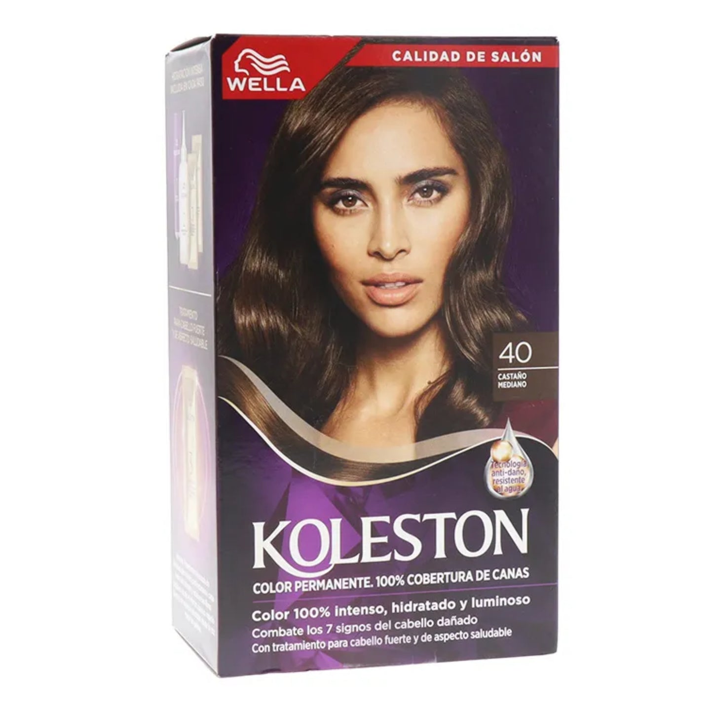 Tinte Para Cabello Koleston Castaño Mediano 40