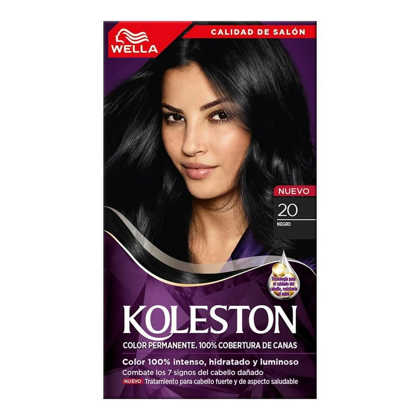 Tinte Para Cabello Koleston Negro 20