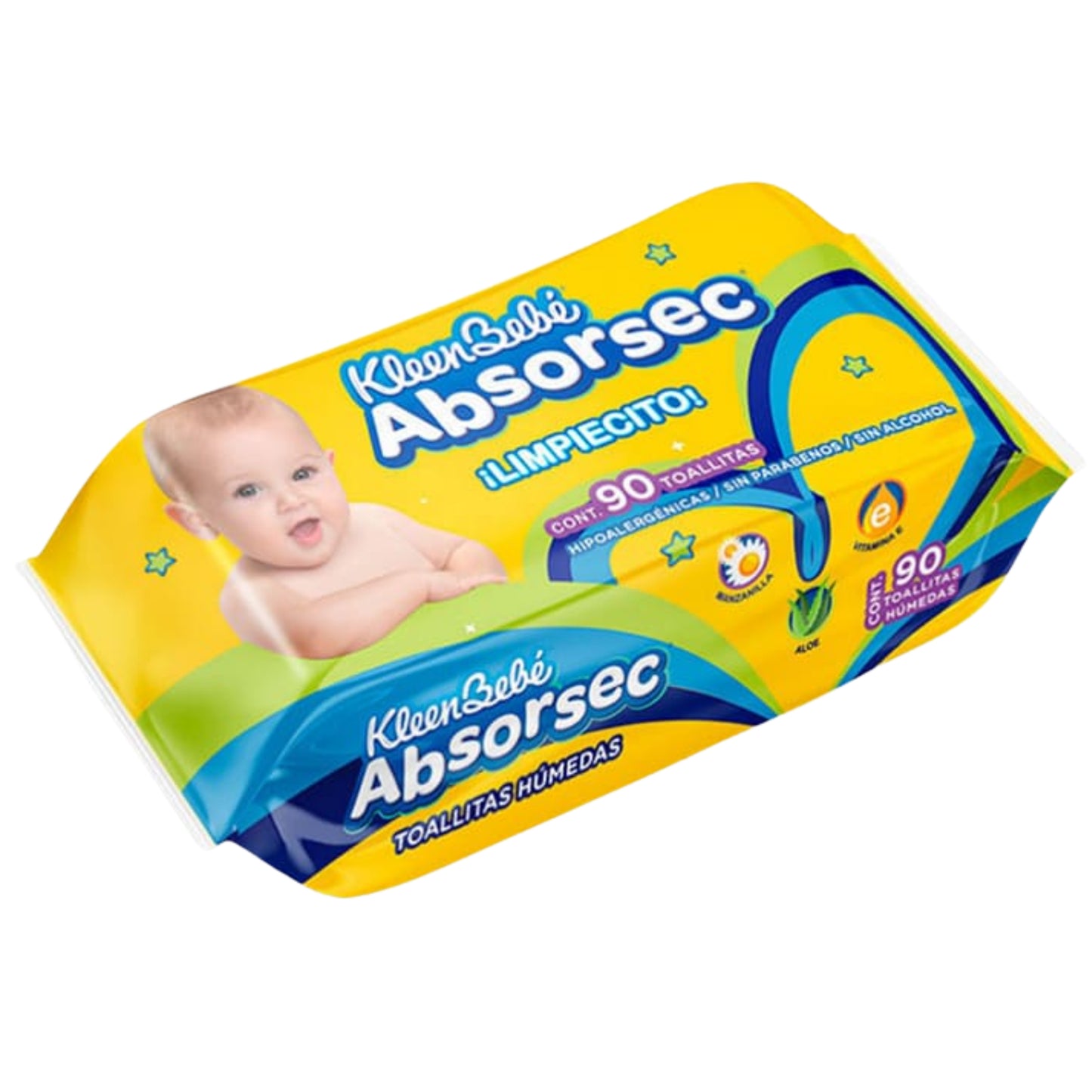 Toallitas Humedas Suavelastic Absorsec 90 Piezas