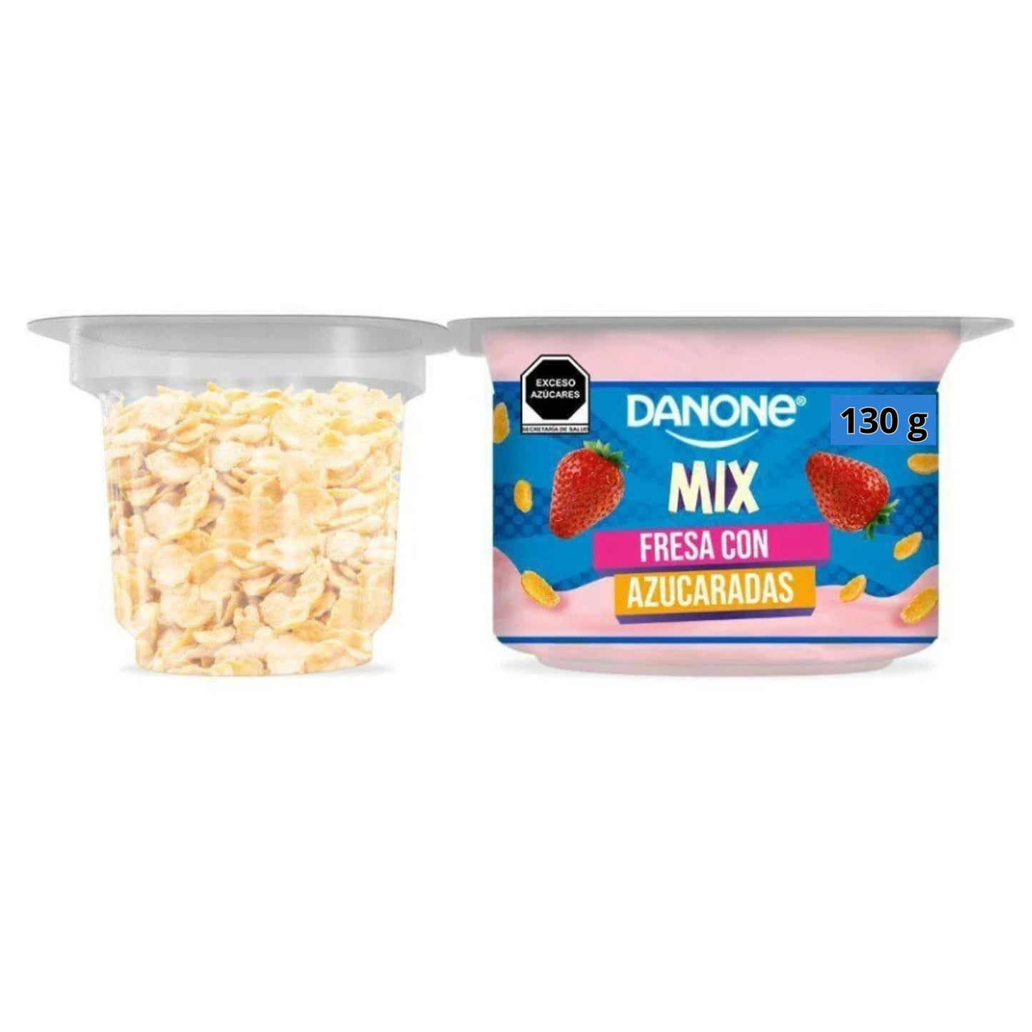 Yogurt Danone Sabor Fresa Con Cereal 130 g