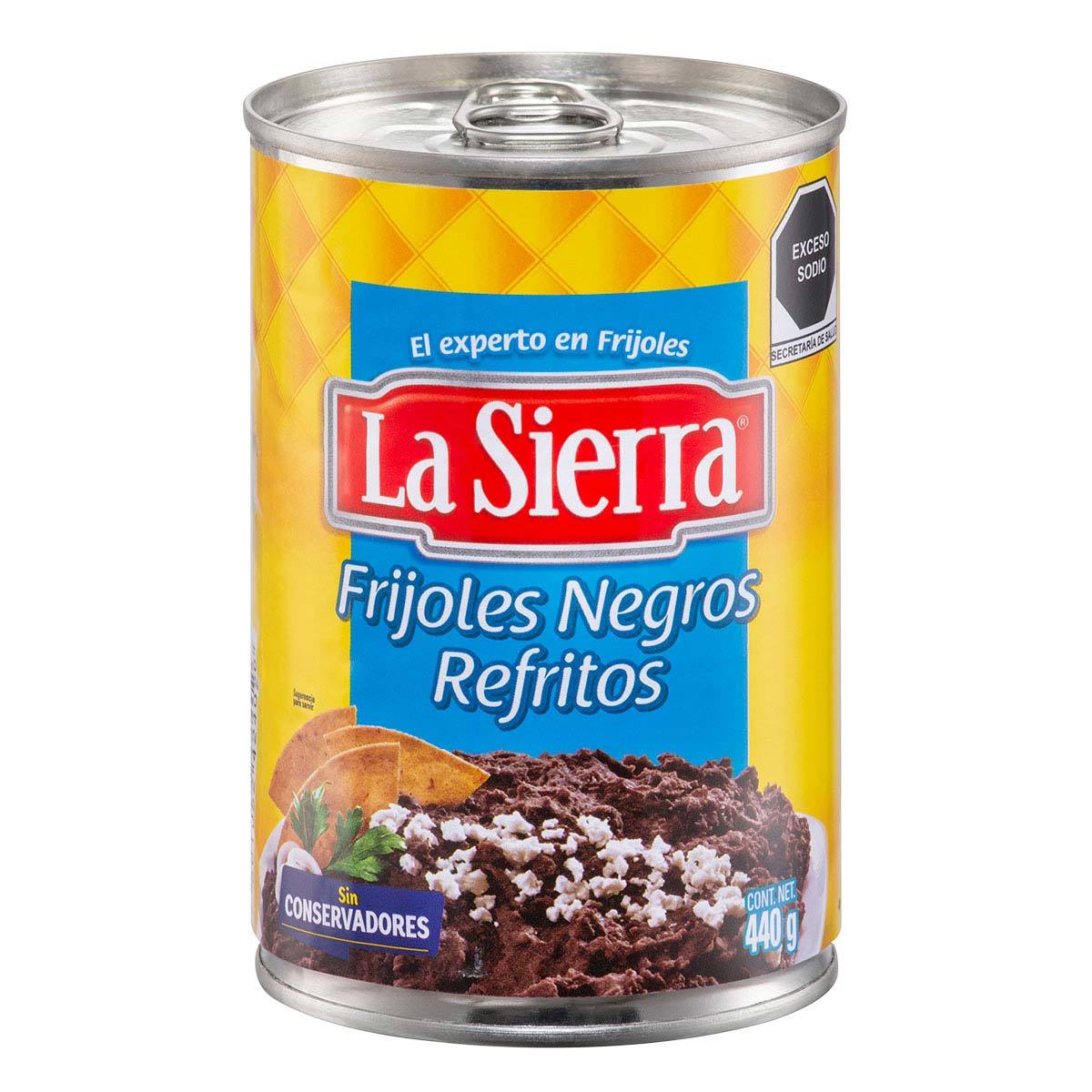 Frijol Negro Refrito La Sierra 440 g
