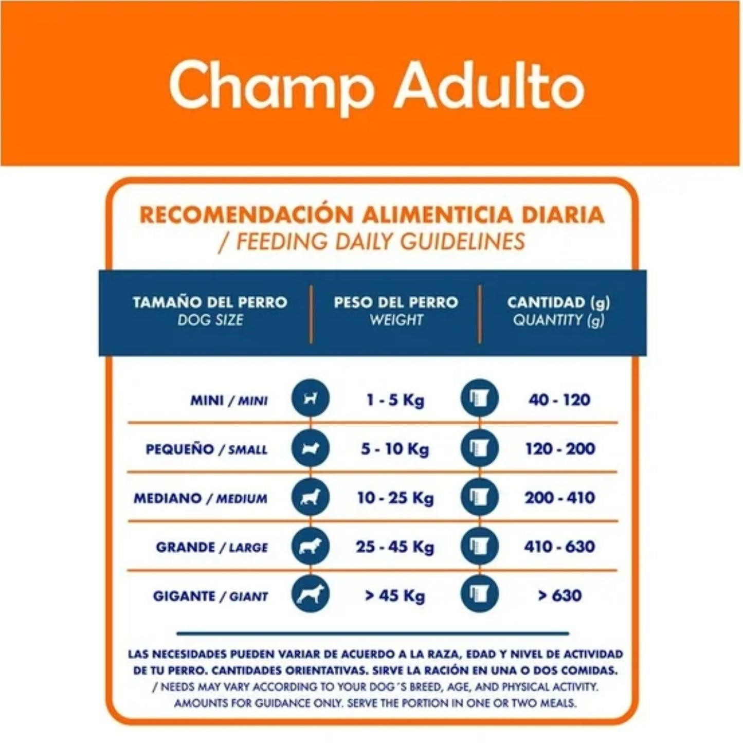 Alimento Para Perro Champ Res Adulto 1 kg
