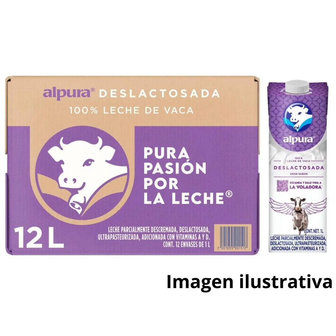 Alpura Deslactosada 12-1L Caja
