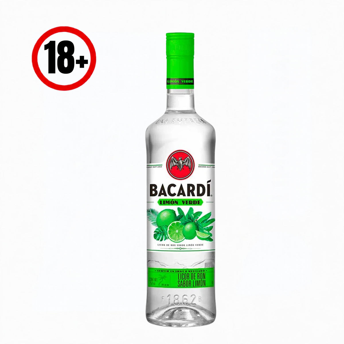 Bacardi De Ron Limon Verde 750 ml