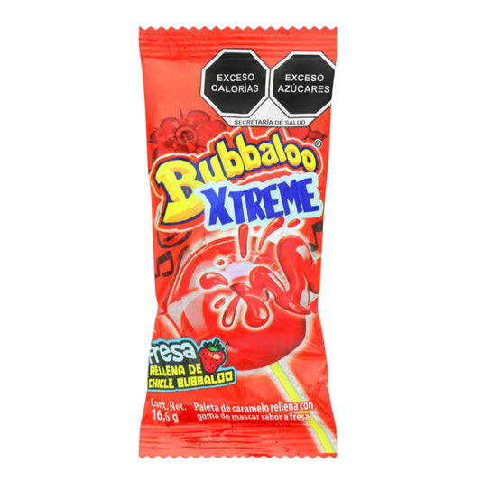 Bubbaloo Xtreme Sabor Fresa 16.6 g