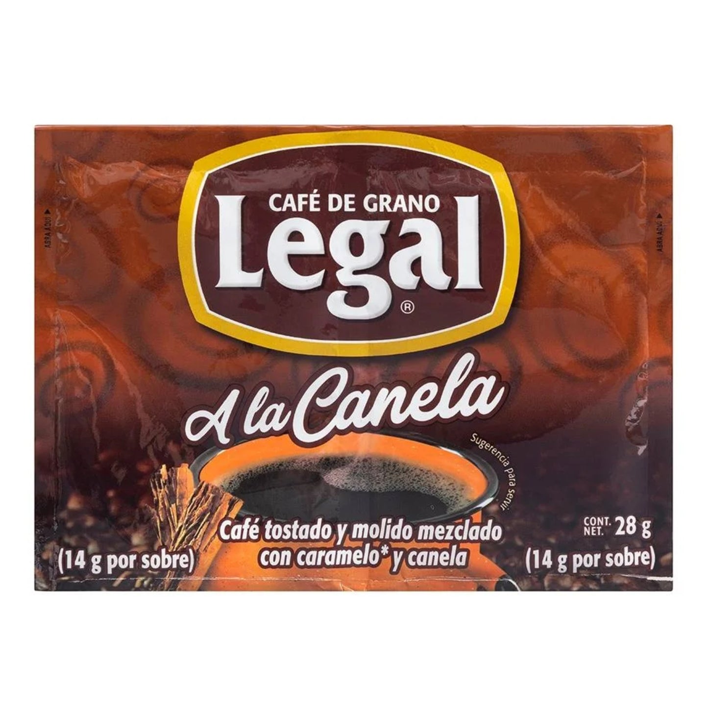 Café Legal Canela Sobre 28 g