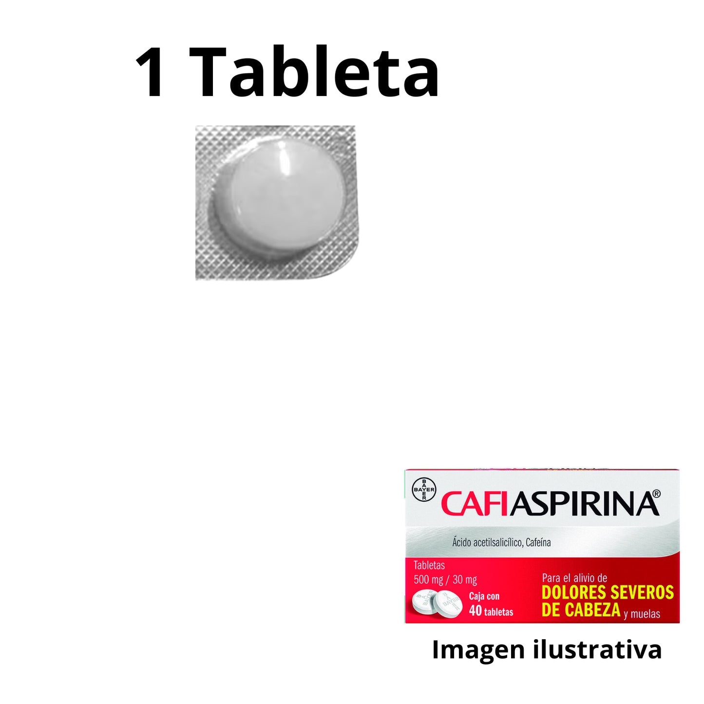 CafiAspirina 500 mg Tableta