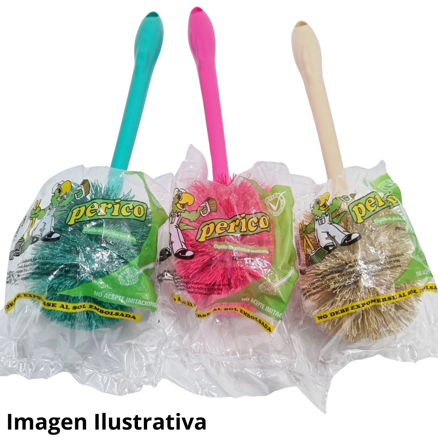 Cepillo Plastico para Sanitario Perico
