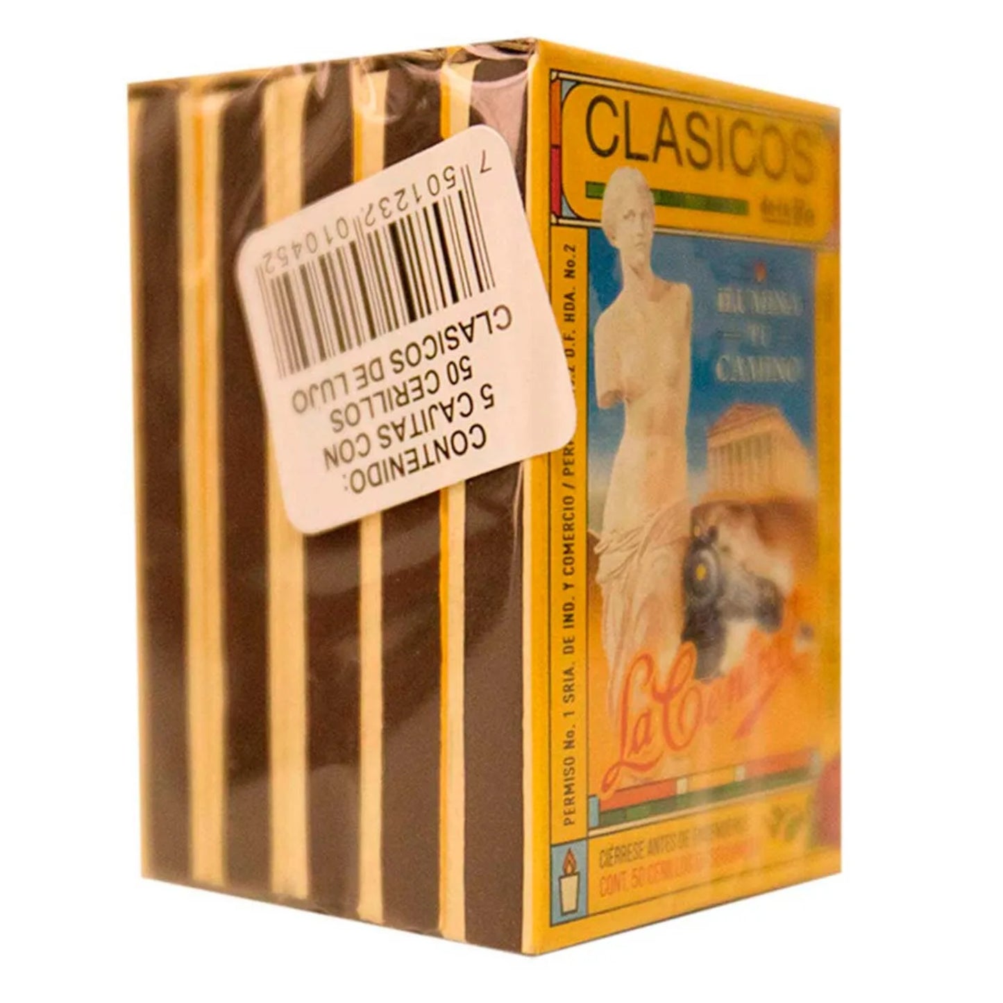 Cerillos Clasicos Paquete de 5-50 Exhibidor