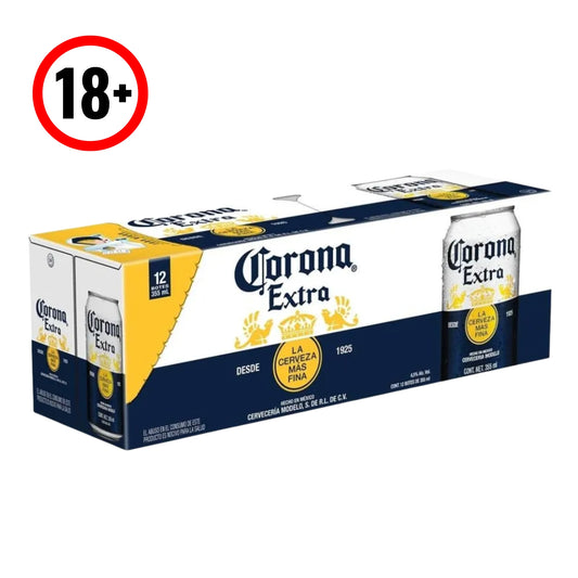 Cerveza Corona Extra Fridge 12 Pack-355 ml
