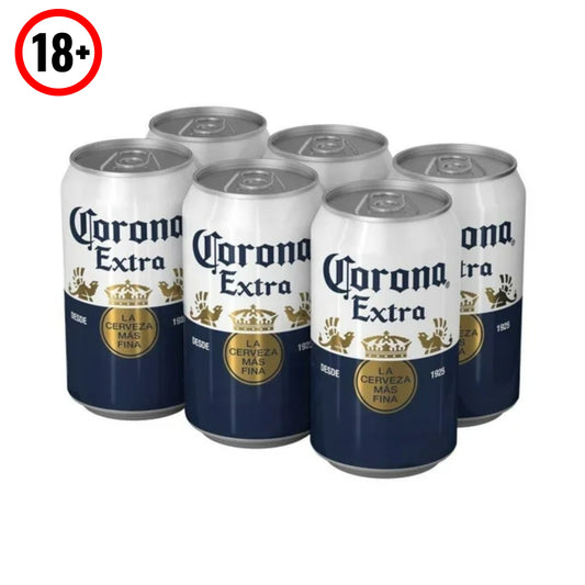 Cerveza Corona Extra Lata 355 ml Six