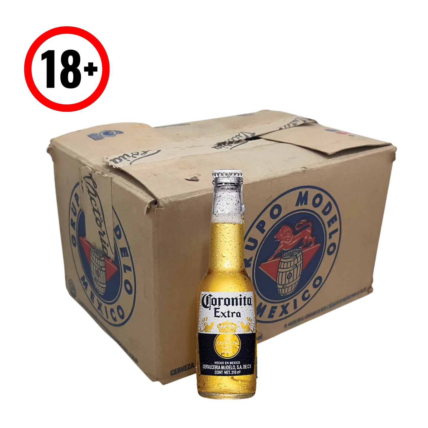 Cerveza Coronita Extra Retornable 24-210 ml Carton