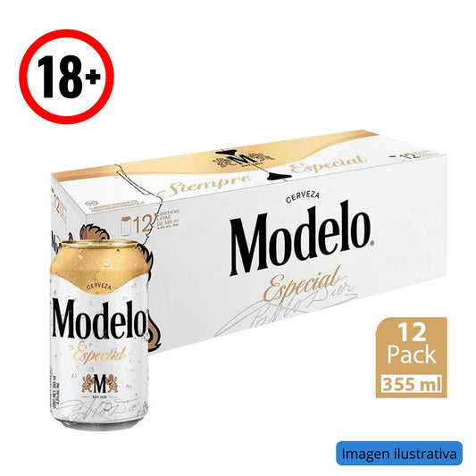 Cerveza Modelo Especial Fridge 12 Pack-355 ml