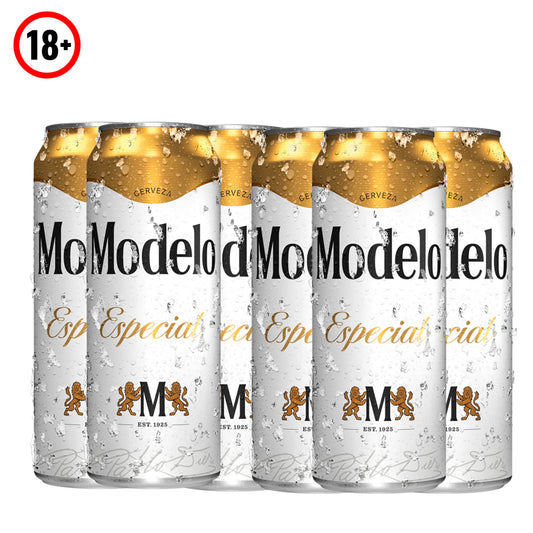 Cerveza Modelo Especial Laton 710 ml Six