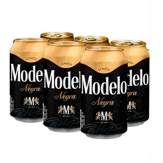 Cerveza Negra Modelo 355 ml Six
