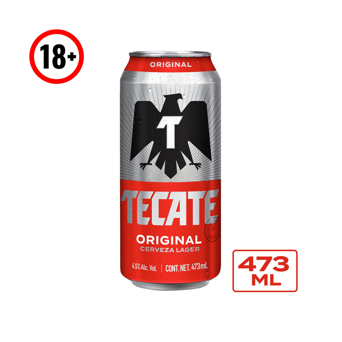 Cerveza Tecate Lata 473 ml
