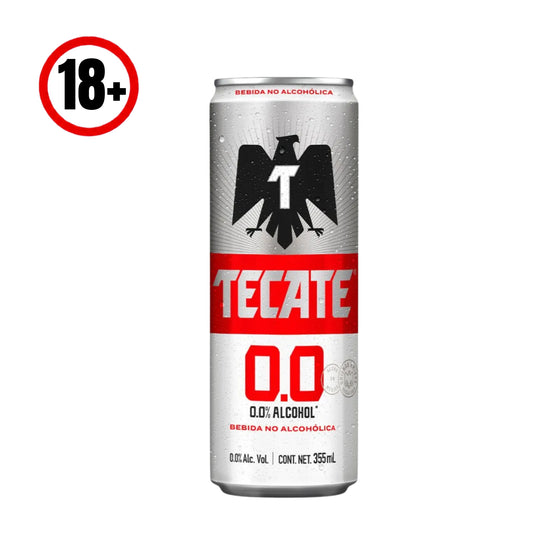 Cerveza Tecate Sin alcohol 0.0 355 ml