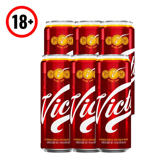 Cerveza Victoria 6-710 ml Laton Six