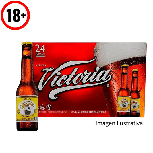 Cerveza Victoria Oscura (A) 24-210 ml Carton