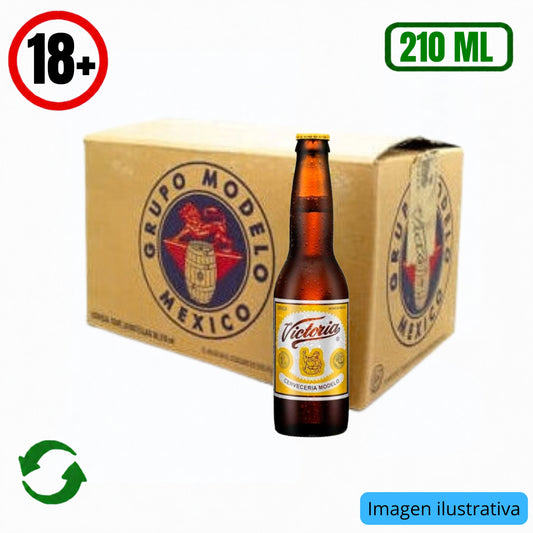 Cerveza Victoria Retornable 24-210 ml Carton