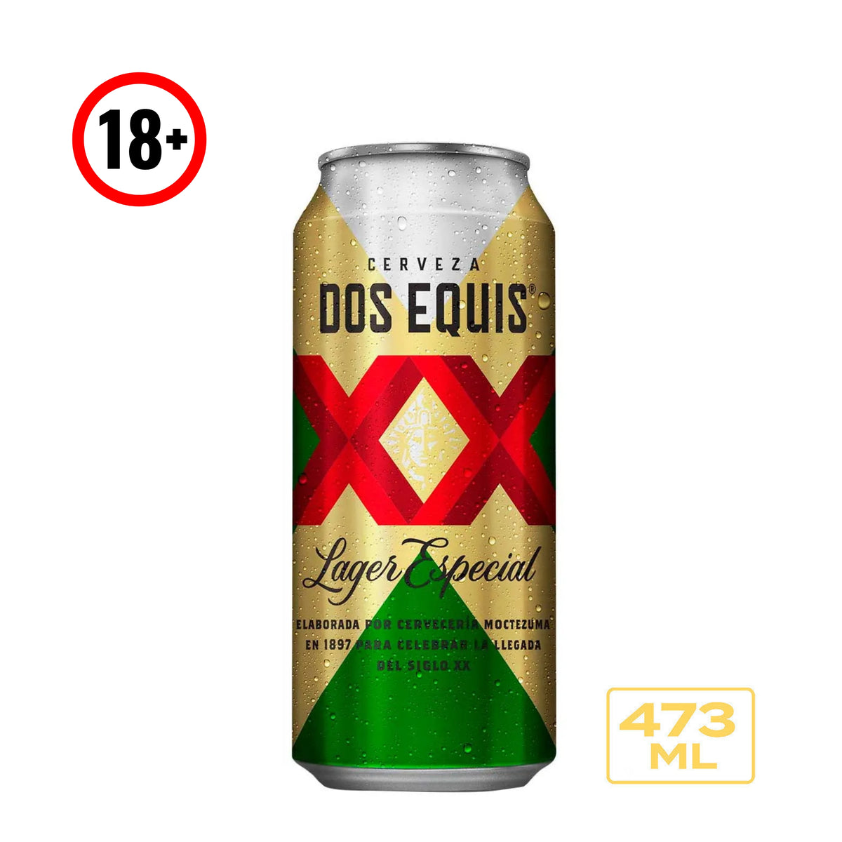 Cerveza XX Lata 473 ml