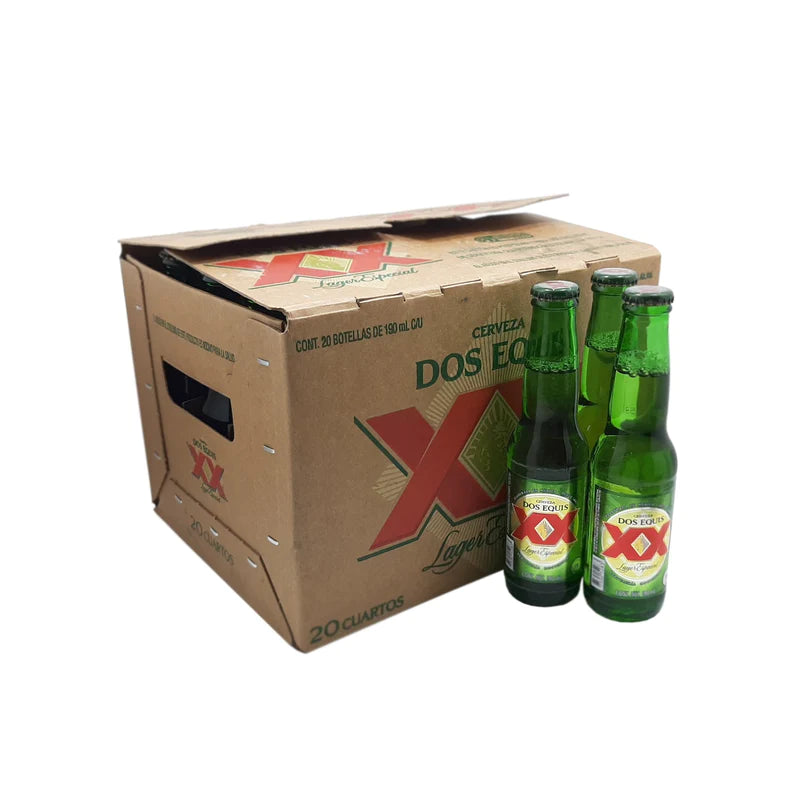 Cerveza XX cuartito 190 ml Carton