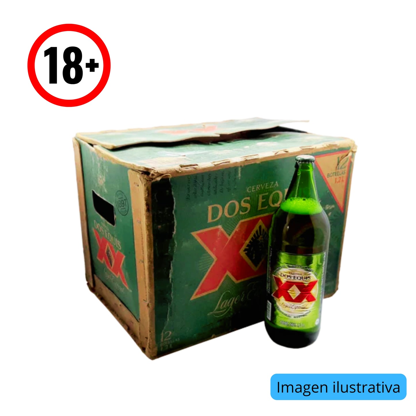 Cerveza XX laguer Caguama 12-1.2 lt Carton