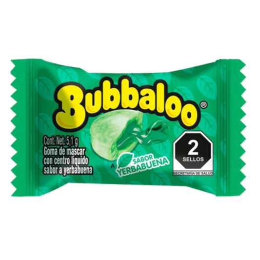 Chicle Bubbaloo Yerbabuena 5.1 g